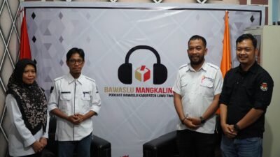 Perluas Jangkauan Pendidikan Pengawasan Partisipatif, Bawaslu Lutim Launching Podcast ‘Bawaslu Mangkalinga’