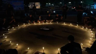 Lima Wartawan Hilang Saat Liput Erupsi Anak Krakatau, Jurnalis Mamuju Gelar Doa Bersama